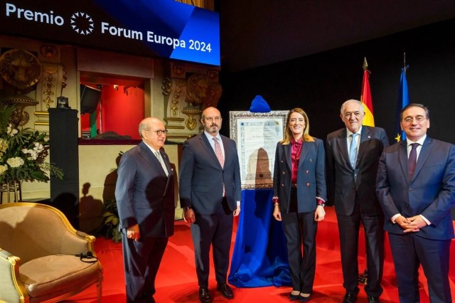 El Presidente del TC, en la entrega del Premio Nueva Economía Fórum a la Presidenta del Parlamento Europeo